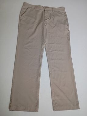 Yatta Golf Premium Men's Golf Pants Beige Sz 30/36 Casual Neutral Normcore